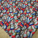 Bottle Tops Digital Print Cotton Fabric