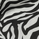 Zebra Print Polycotton Craft Fabric