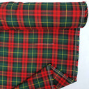 Red/Green Checks Dress Tartan PolyViscose Fabric