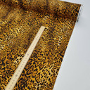 Designer Rose & Hubble 100% Cotton Animal Skin Leopard Print Fabric- Dark