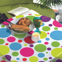 Multi Spots PVC Table Protector Oilcloth Fabric