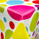 Multi Spots PVC Table Protector Oilcloth Fabric