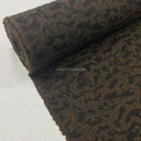 Camouflage Print Wool Blend Fabric,  Brown