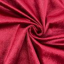 Bellissimo Plush Velvet Upholstery Fabric, Dark Red