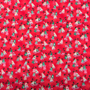 Christmas Bells Xmas Print Cotton Fabric, Red