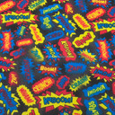 Superhero Comic Script Polycotton Fabric