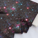 Scifi Galaxy Digital Cotton Craft Fabric 140cm Wide, Black