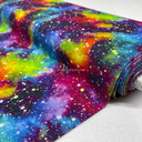 Scifi Galaxy Digital Cotton Craft Fabric 140cm Wide, Multicoloured