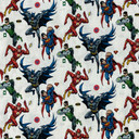 Justice League Print Cotton Craft Fabric