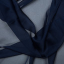 Silk Touch Cationic Chiffon Fabric, Navy