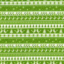 Fair Isle Christmas Jumper Print Polycotton Fabric, Green