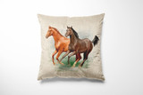 Cushion Picture Panel, Horses