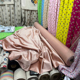 Bellissimo Plush Velvet Upholstery Fabric, Blush Pink