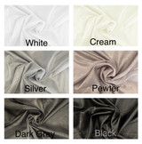 Plain Voile Draping Dress Fabric 300cm Wide, Dark Grey