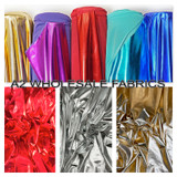 Metallic Shiny Foil Lycra Jersey Dress Fabric