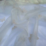 Butterfly Organza Net Curtains Voile Fabric