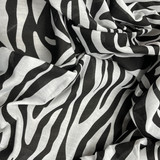 Zebra Print Polycotton Craft Fabric