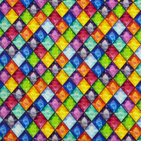 Diamond Jewels Print 100% Cotton Craft Fabric