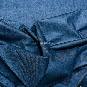 8oz Cotton Denim Jean Fabric, Blue Medium Washed