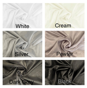 Plain Voile Draping Dress Fabric 300cm Wide, Cream