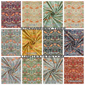 Strawberry Thief William Morris 100% Cotton Fabric