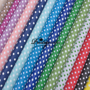 Polka Dot Spotty PVC Oilcloth Fabric