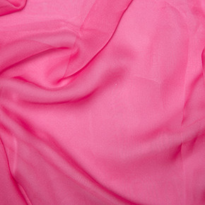 Silk Touch Cationic Chiffon Fabric, Sugar Pink