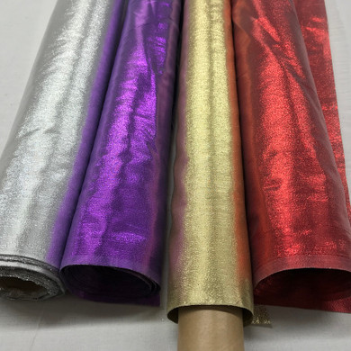 Metallic Paper Lame Dress Craft Fabric 45"