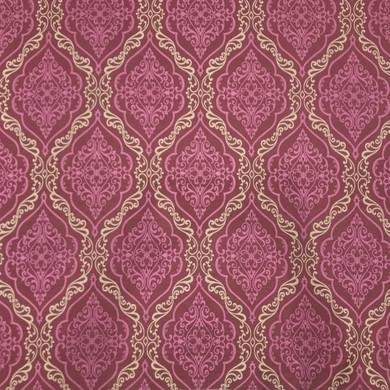 Damask Brocade Upholstery Curtain Fabric, Purple