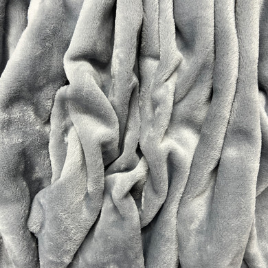 Super Soft Cuddle Fleece Fabric, Grey