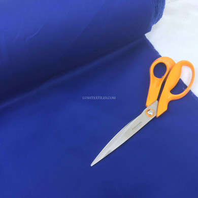 Plain Thick Cotton Drill Workwear Twill Fabric, Royal Blue