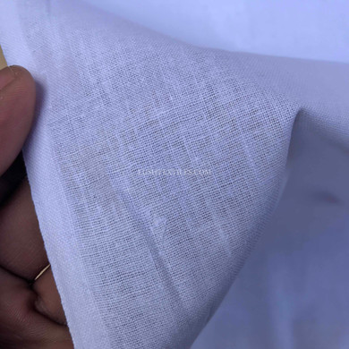 100% Cotton Kaffan Clothing Fabric, White