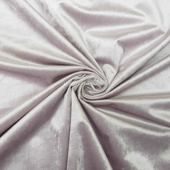 Panne Velvet - Fabric by the yard - Lilac - Prestige Linens