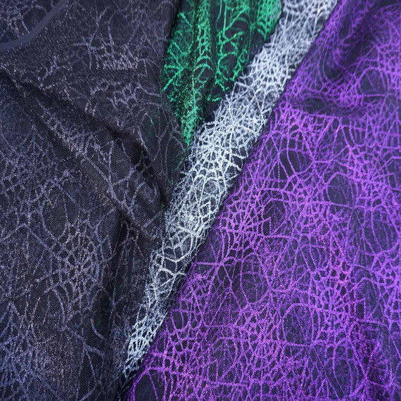 Halloween Tulle Cobwebs Dress Net Fabric