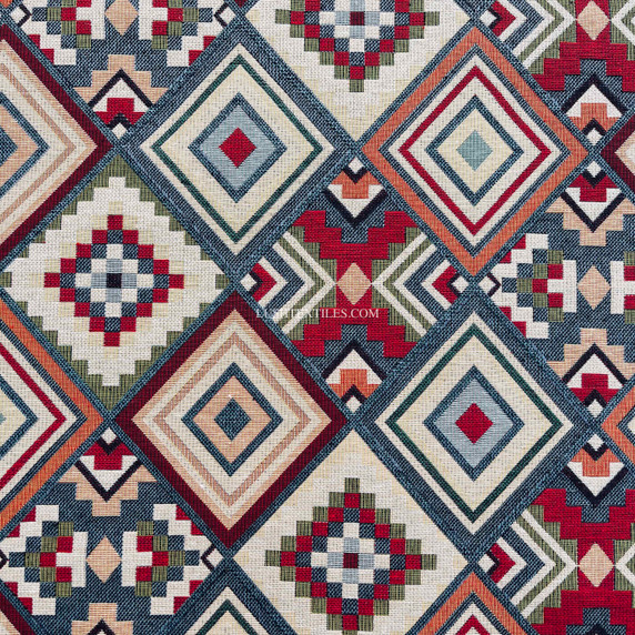 Large Aztec Tapestry Upholstery Fabric
