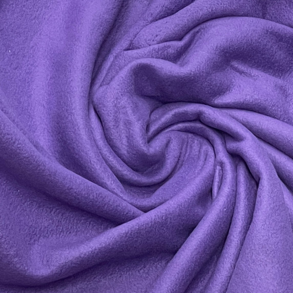 Plain Antipil Polar Fleece Fabric, Lilac Purple