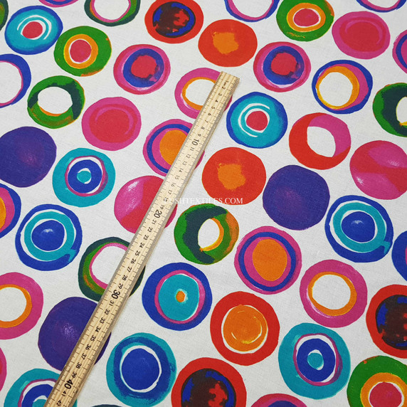 Funky Spotted Cotton Craft Fabric, 140cm Wide