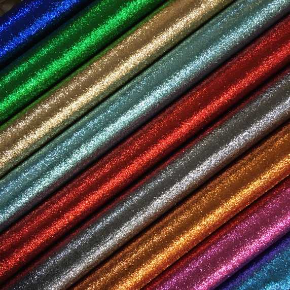 Chunky Glitter Vinyl Fabric