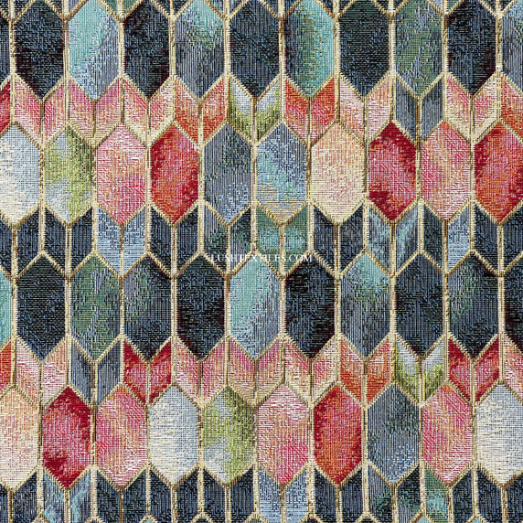 Elegant Jewels Tapestry Upholstery Fabric