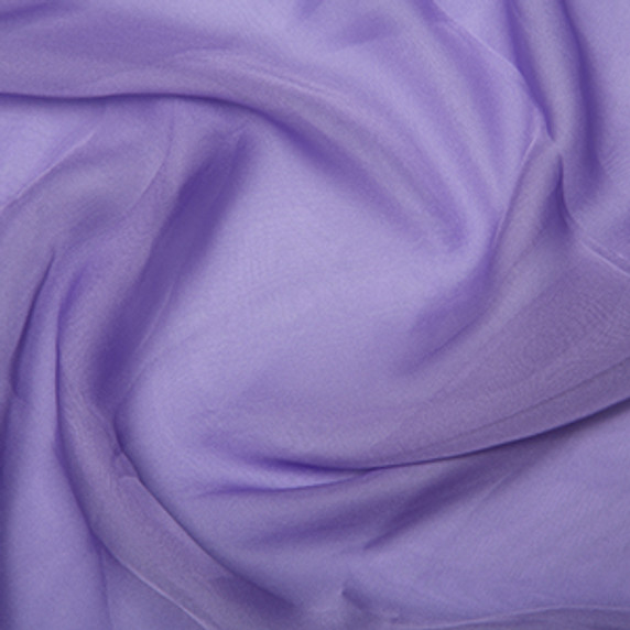 Silk Touch Cationic Chiffon Fabric, Lavender