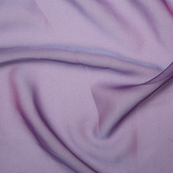 Silk Touch Cationic Chiffon Fabric, Lilac