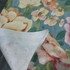 Large Roses Print Cotton Vintage Fabric