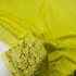 Daisy Floral Embroidery French Venice Lace Fabric, Lime Green