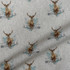 Wholesale Uk fabrics Digital Cotton Animal Linen Fabric, Stags