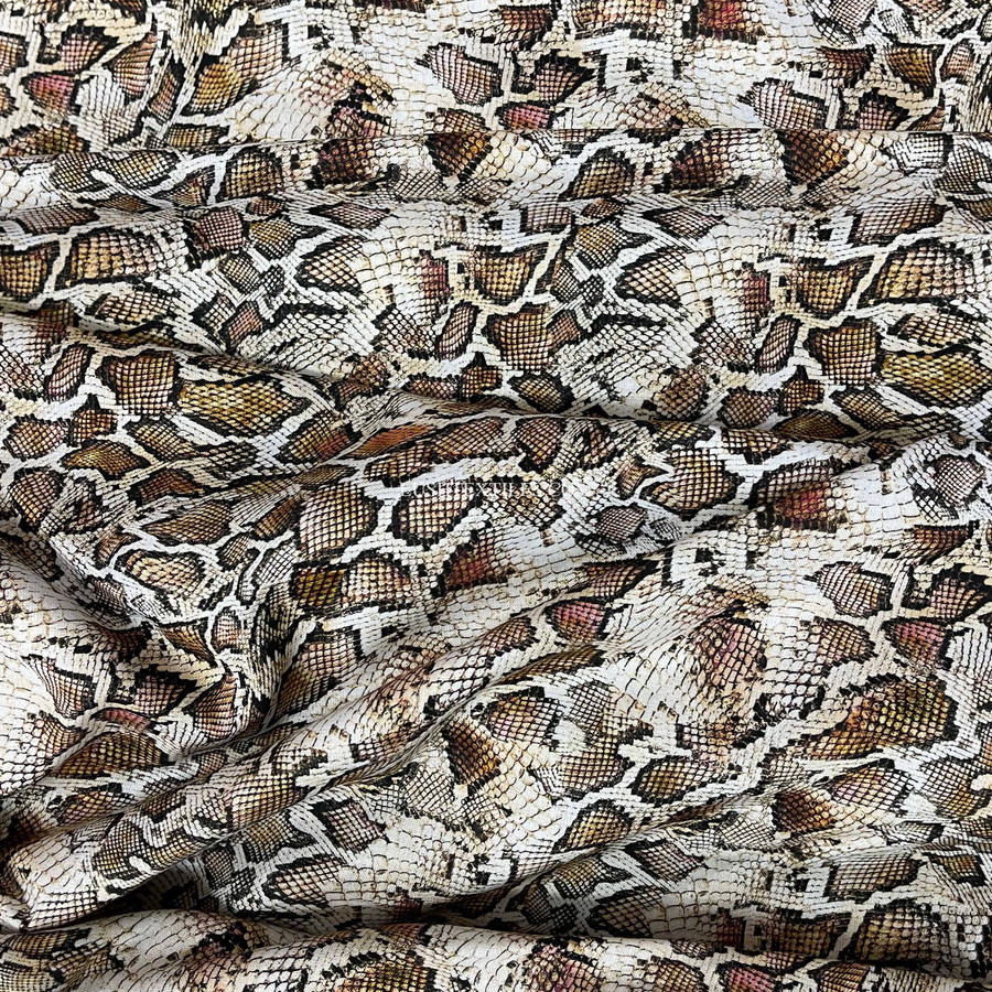 Snake Skin Print Digital Cotton Craft Fabric, 140cm Wide Snake Skin Print Digital Cotton Craft Fabric, 140cm Wide