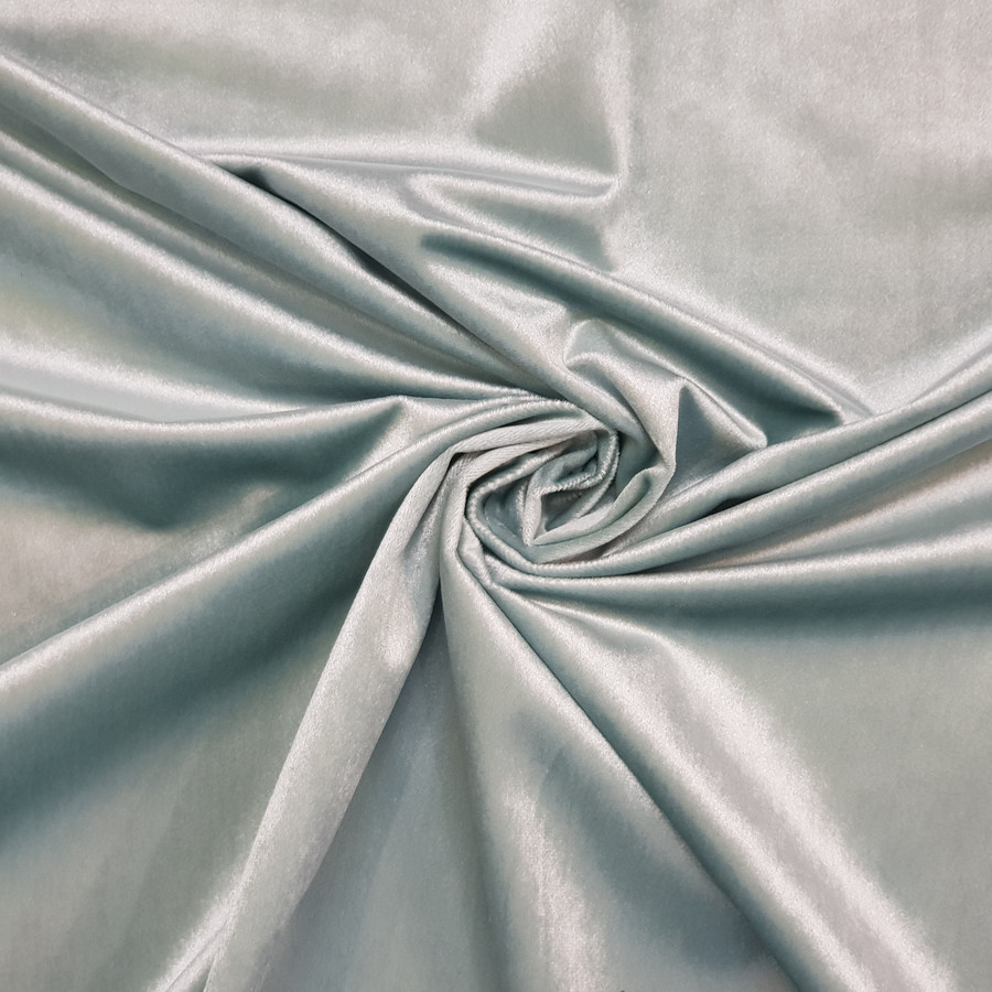 Bellissimo Plush Velvet Upholstery Fabric, Mint Green Bellissimo Plush Velvet Upholstery Fabric, Mint Green