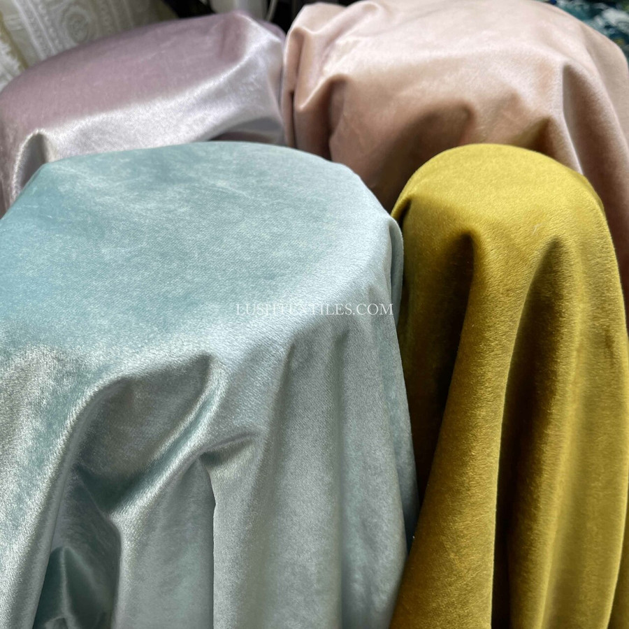 Bellissimo Plush Velvet Upholstery Fabric, Lilac Bellissimo Plush Velvet Upholstery Fabric, Lilac