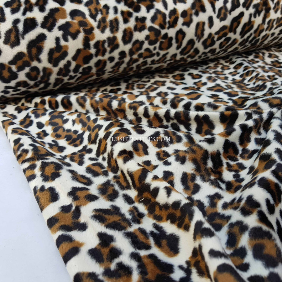 Leopard Velboa Faux Fur Craft Fabric Leopard Velboa Faux Fur Craft Fabric