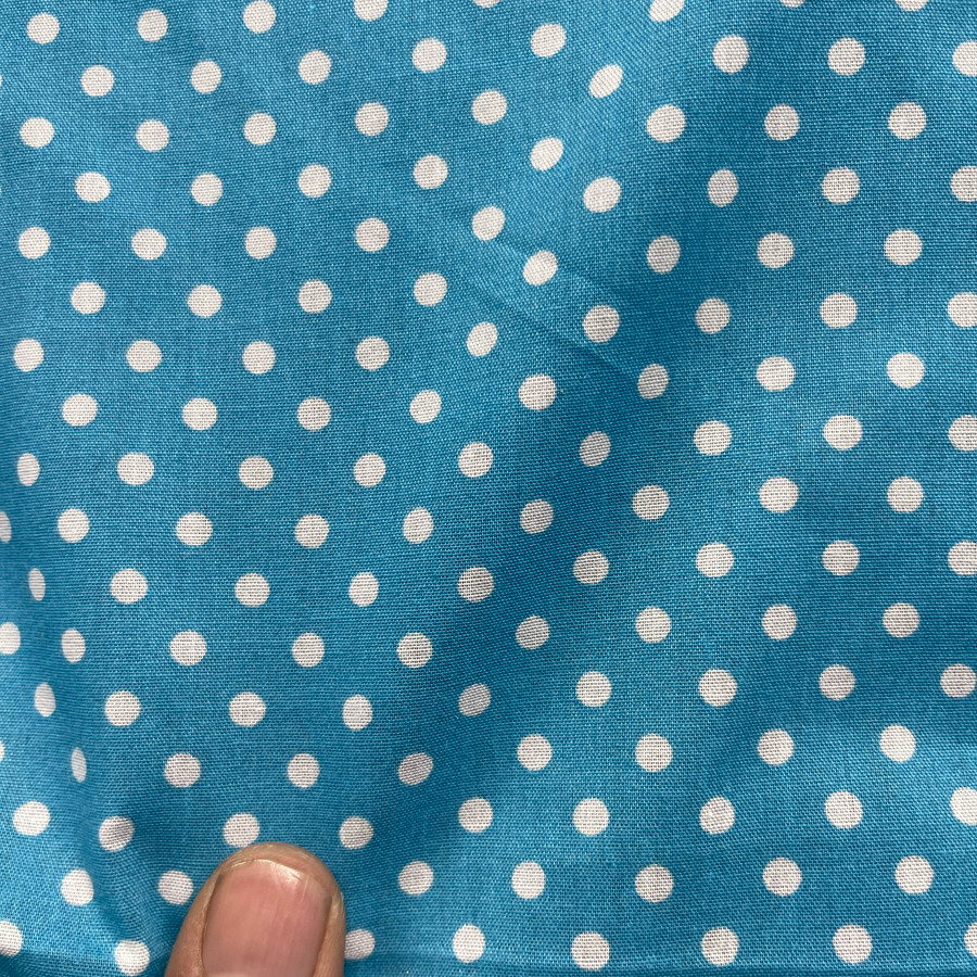 5mm Small Mini Polka Dot Spots Polycotton Fabric 5mm Small Mini Polka Dot Spots Polycotton Fabric