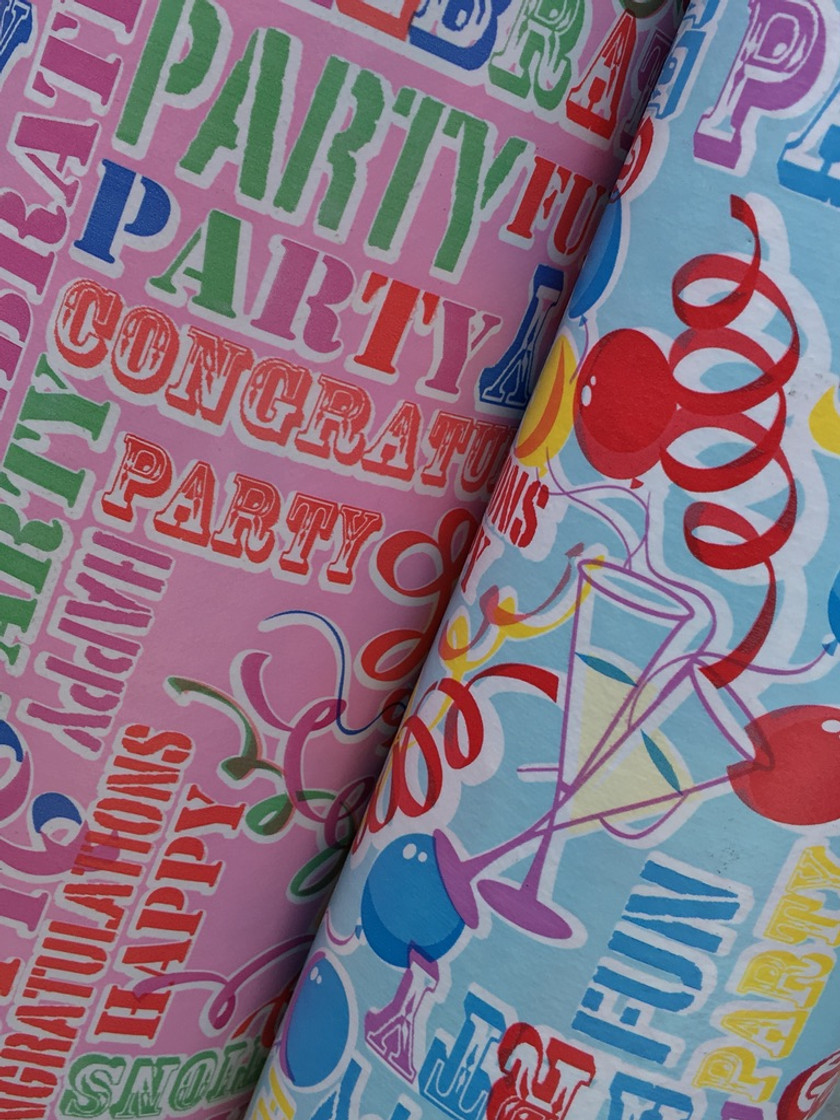 By The Metre Congratulation Celebrate Party PVC, Pink By The Metre Congratulation Celebrate Party PVC, Pink